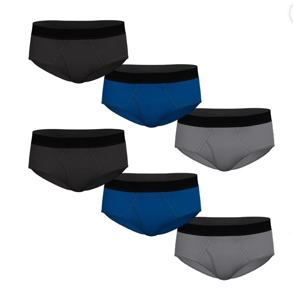 Athletic Works Men's Performance Cotton Brief, 6 Pack